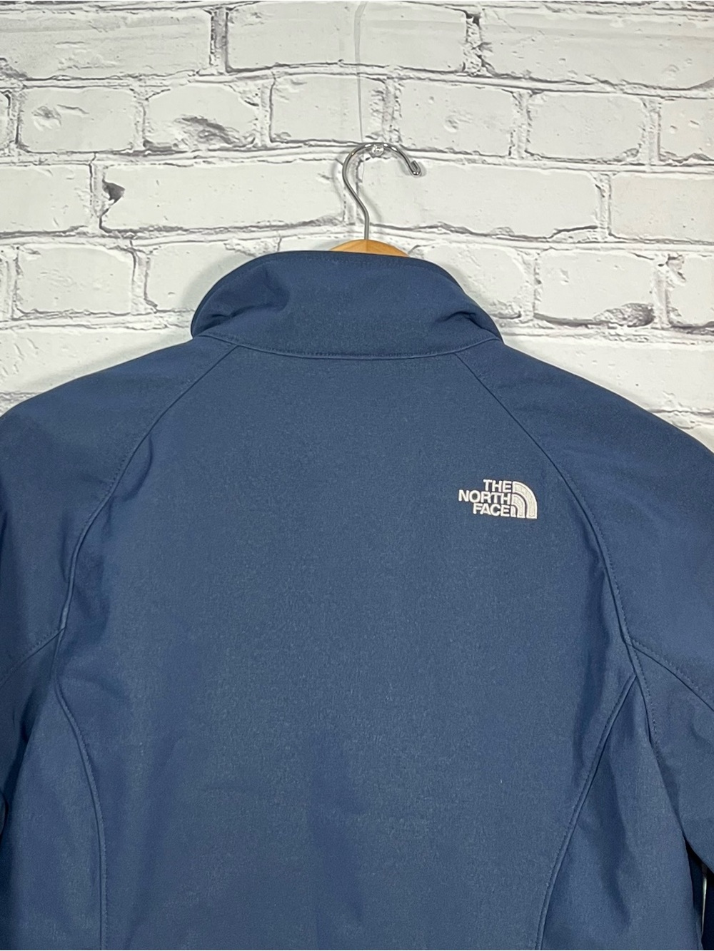 The North Face Apex Bionic Jacket Womens Large Blue Softshell Windproof Full Zip - Picture 11 of 12
